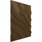 Ekena Millwork 19 5/8in. W x 19 5/8in. H Modern Wave EnduraWall Decorative 3D Wall Panel Covers 2.67 Sq. Ft. WP20X20MWCCB - alternate 4